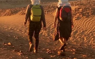 Les bienfaits de la marche au désert